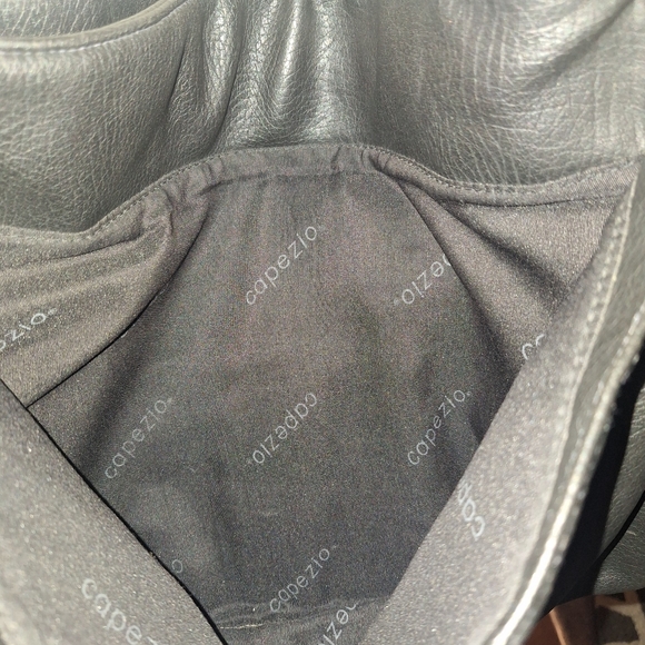 Black Leather Shoulder Bag By Capezio - Picture 7 of 16